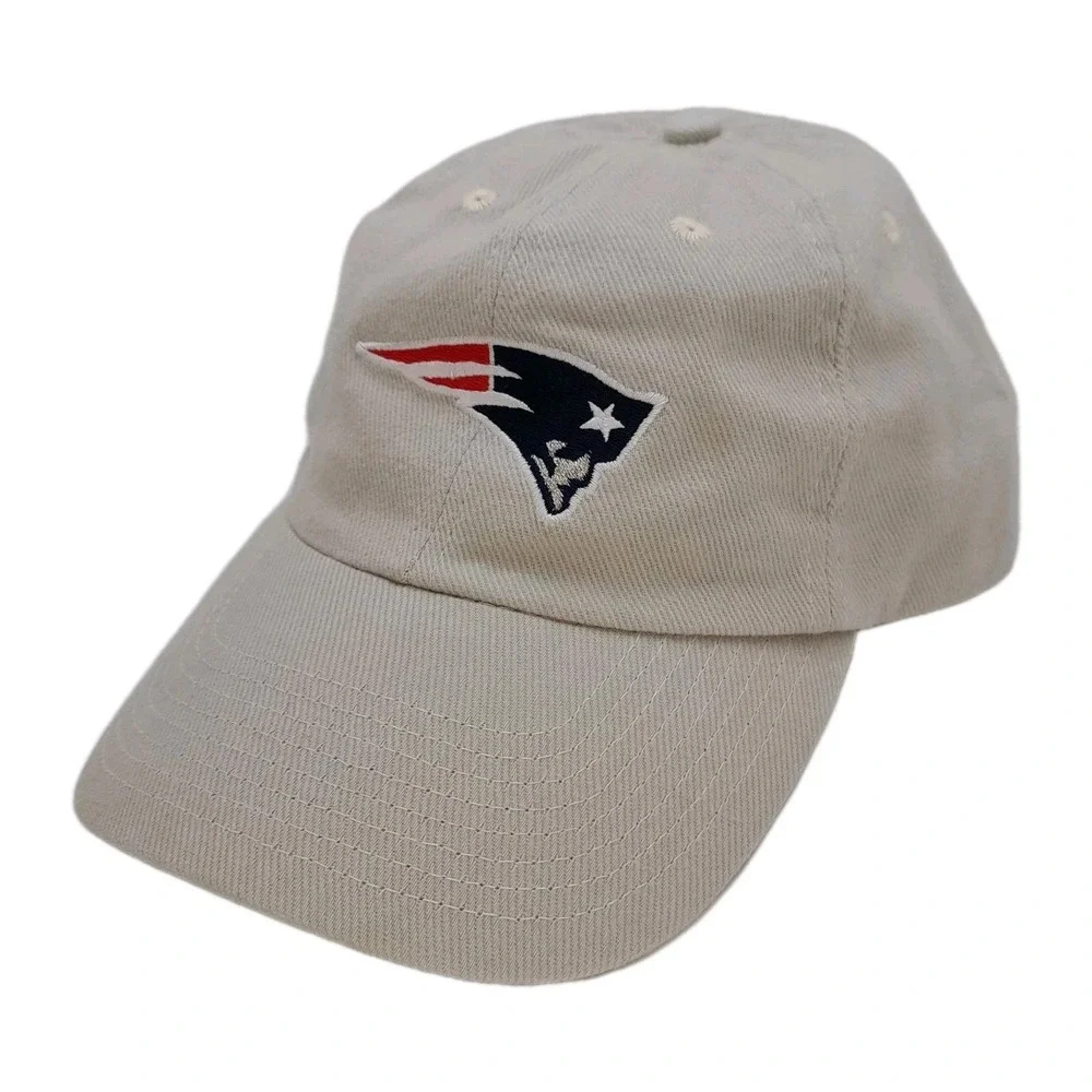Vintage New England Patriots‎ NFL Adjustable Strapback Hat Cap Gray Team Apparel